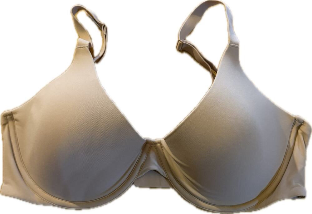 SKIMS Fits Everybody T-Shirt Underwire Bra Womens Beige 38DD Seamless